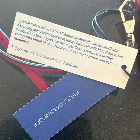 Rebecca Minkoff Nina Clutch crossbody bag in zest color with gold hardware - Picture 8 of 10